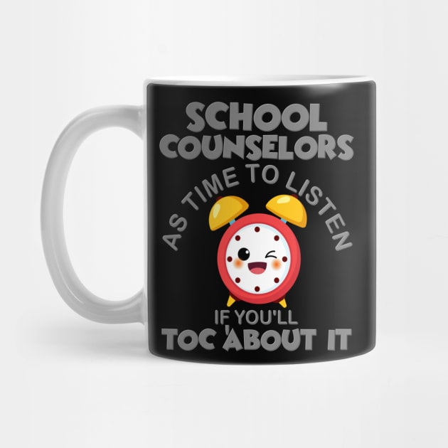 School Counselor, School Counselors As Time To Listen If You'll Talk Toc About It, Counsel, Guidance Counselor, Funny Counselor, Counseling, School Counselor Gift Idea by DESIGN SPOTLIGHT
